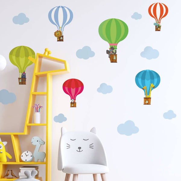 מדבקות קיר טפט - כדורים פורחים