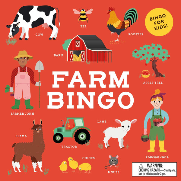 בינגו ילדים ״חוות חיות״ - FARM BINGO