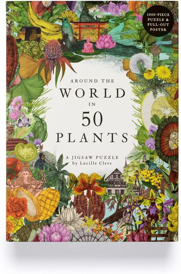 פאזל Around The World in 50 Plants 1000 Piece Puzzle