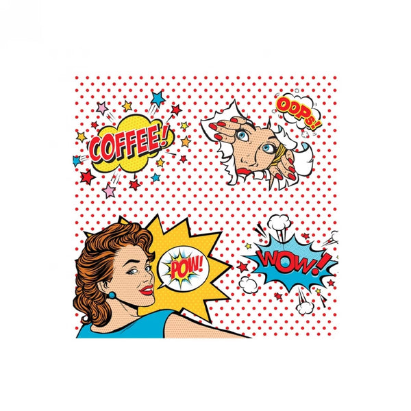 סט מפיות מעוצבות  | POP ART