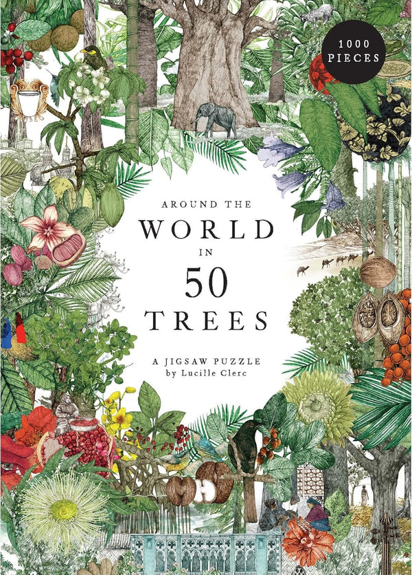 פאזל Around The World in 50 Trees 1000 Piece Puzzle