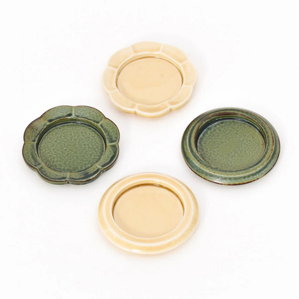 מעמד אלגנטי לקטורת היבי עשוי פורצלן  - SETO TRAY | Hibi Incense