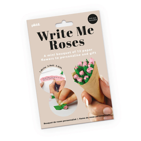 WRITE ME ROSES | DIY paper kit