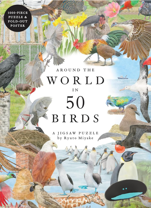 פאזל Around The World in 50 Birds 1000 Piece Puzzle